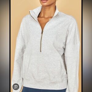 Free people Adeline half zip pullover